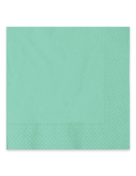 40 TOVAGLIOLI 33X33 ECOLOR 2 VELI ACQUA MARINA - L'Officina 40 TOVAGLIOLI 33X33 ECOLOR 2 VELI ACQUA MARINA - L'Officina