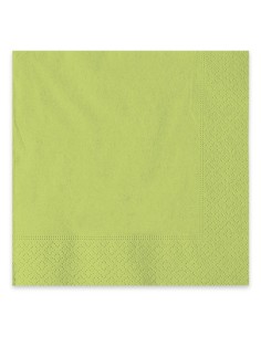 40 TOVAGLIOLI 33X33 ECOLOR 2 VELI VERDE MELA - L'Officina delle 2