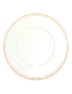 5 SOTTOPIATTI BIANCO BORDO ORO CM 32 - L'Officina delle feste 2