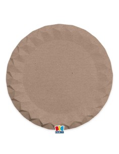 5 SOTTOPIATTI DIAMANT Ø 32CM BEIGE MARRONE KRAFT - L'Officina 2