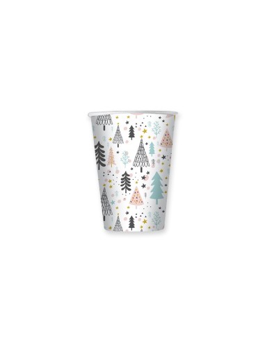 8 Bicchieri 200cc Christmas Vibes Natale - L'Officina delle