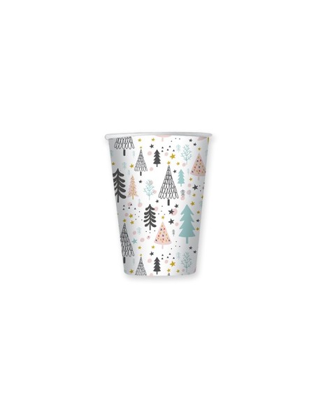 8 Bicchieri 200cc Christmas Vibes Natale - L'Officina delle