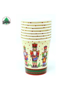 8 BICCHIERI CARTA 10CM SCHIACCIANOCI - L'Officina delle feste 2