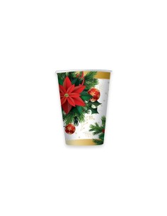 8 BICCHIERI CARTA CC.200 CHRISTMAS MOOD - L'Officina delle feste 2