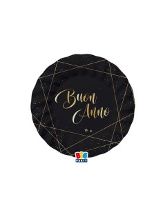 8 PIATTI CARTA BUON ANNO 20CM PLASTIC FREE - L'Officina delle 2