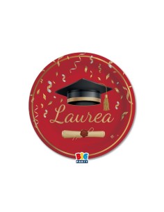 8 PIATTI CM.18 LAUREA GLAMOUR - L'Officina delle feste 2