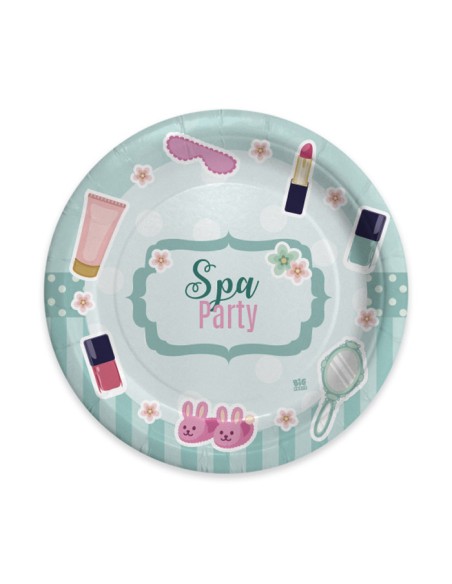 8 Piatti  18 cm Spa Party - L'Officina delle feste