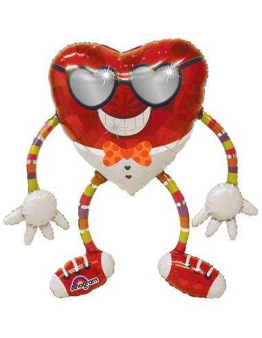 AIRWALKER MISTER CUORE MYLAR 79X104 - L'Officina delle feste