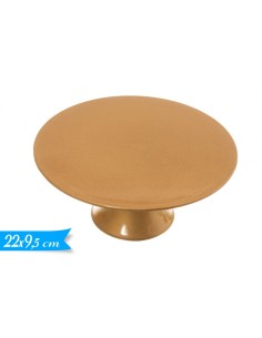 ALZATINA PLASTICA ORO MEDIA DIAM. 22CM 9,5H CM - L'Officina 2