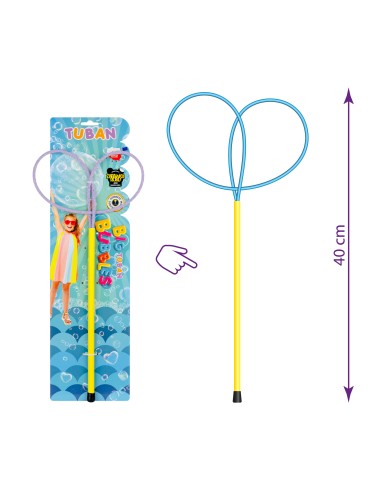 ANELLO BOLLE DI SAPONE BUTTERFLY CM. 40 - L'Officina delle feste