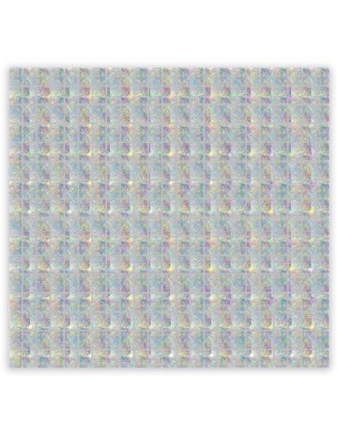 Backdrop Foil Argento Olografico 100 cm x 200 cm conf. 1pz -