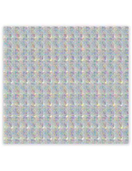 Backdrop Foil Argento Olografico 100 cm x 200 cm conf. 1pz -