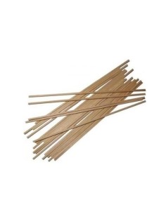 BASTONCINI ZUCCHERO FILATO IN LEGNO PROFILO QUADRATO CM. 30 2