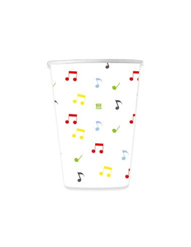BICCHIERE 8PZ CC.200 MIX MUSIC PARTY - L'Officina delle feste