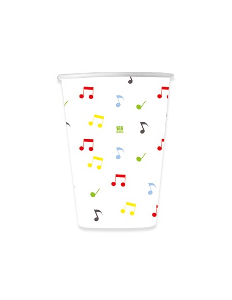 BICCHIERE 8PZ CC.200 MIX MUSIC PARTY - L'Officina delle feste