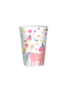 BICCHIERE CARTA 200CC UNICORN 8PZ - L'Officina delle feste 2