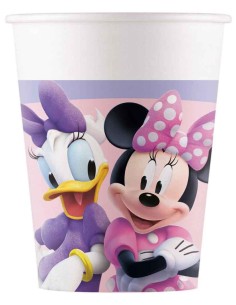 BICCHIERE CARTA 200ML MINNIE JUNIOR 8 pz - L'Officina delle 2