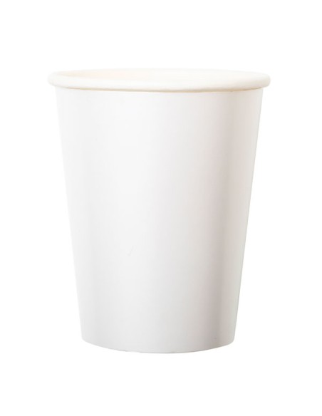 BICCHIERE CARTA 250CC BIANCO PERLA 8PZ - L'Officina delle feste