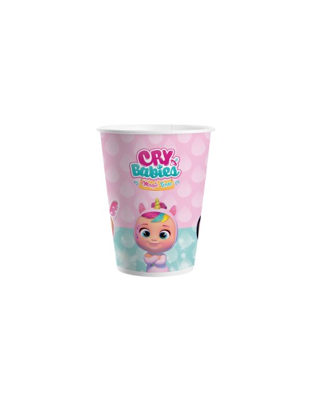 BICCHIERE CARTA CRY BABIES 200ML 8PZ - L'Officina delle feste BICCHIERE CARTA CRY BABIES 200ML 8PZ - L'Officina delle feste