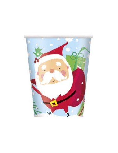 BICCHIERE COLORFUL SANTA 270ML - L'Officina delle feste