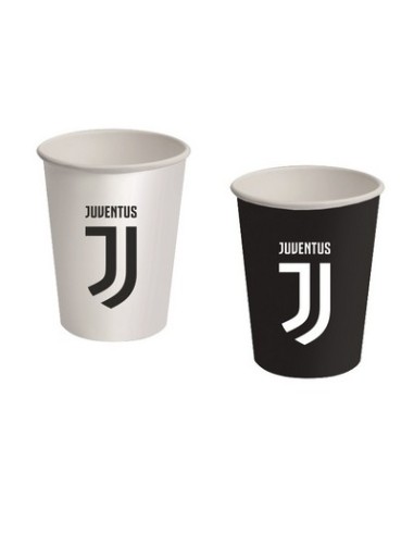 BICCHIERE JUVENTUS 8PZ 266ML - L'Officina delle feste