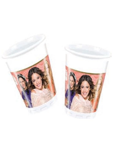 Bicchiere pl.200cc busta 8 VIOLETTA MUSIC PASSION - L'Officina