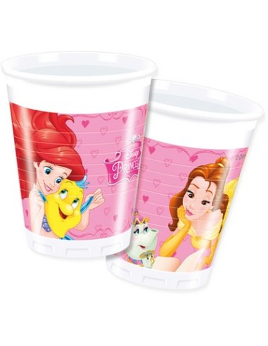 BICCHIERE PLAST. 200ML PRINCESS DREAMING 8PZ - L'Officina delle