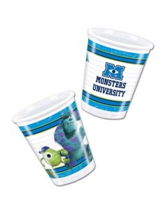 Bicchiere plast. 8 pz Monsters University - L'Officina delle 2