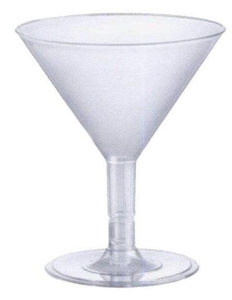 BICCHIERE PLASTICA CHAMPAGNE 20PZ TRASPARENTI - L'Officina