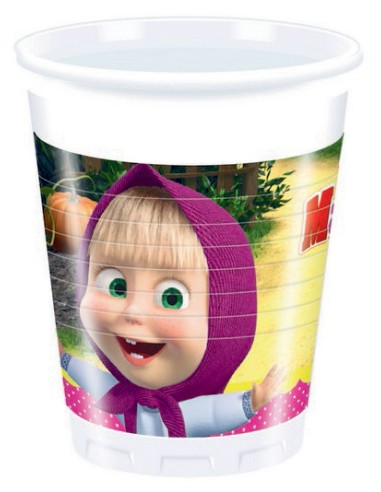 BICCHIERE PZ. 8 MASHA & ORSO - L'Officina delle feste