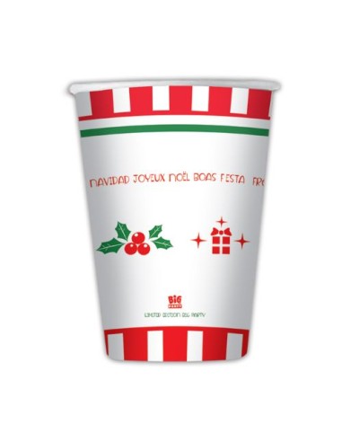 BICCHIERI 8PZ CC.200 NATALE 2017 - L'Officina delle feste