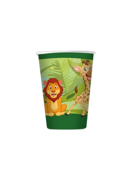 BICCHIERI GIUNGLA CC.200 PZ. 8 - L'Officina delle feste