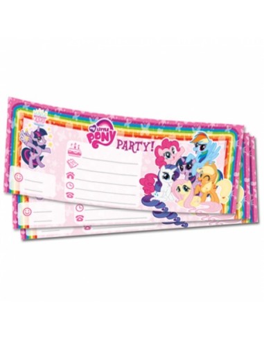 BIGLIETTI INVITO MY LITTLE PONY 20PZ - L'Officina delle feste