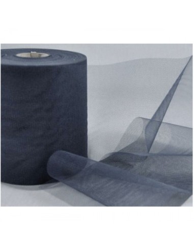 BOBINA TULLE CM 12.5X100MT NERO - L'Officina delle feste