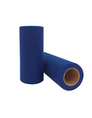 BOBINA TULLE CM 25X100MT BLU SCURO - L'Officina delle feste