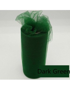 BOBINA TULLE CM 25X100MT VERDE SCURO - L'Officina delle feste 2