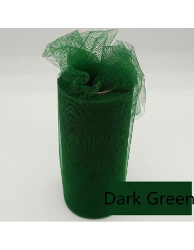 BOBINA TULLE CM 25X100MT VERDE SCURO - L'Officina delle feste
