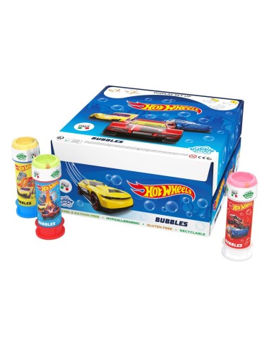 BOLLE DI SAPONE HOT WHEELS 36PZ - L'Officina delle feste