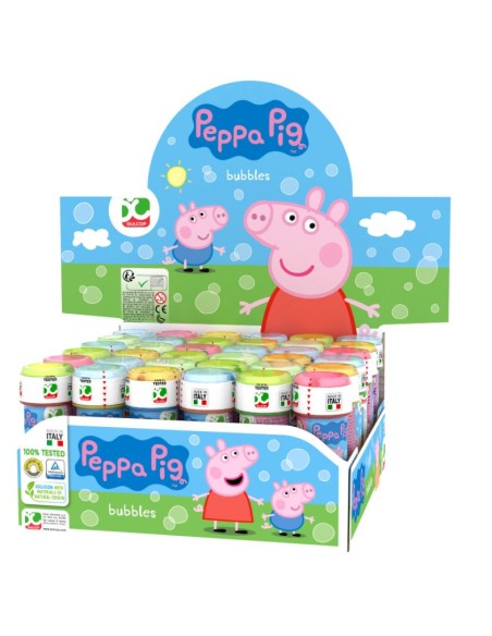 BOLLE DI SAPONE PEPPA PIG 36PZ - L'Officina delle feste