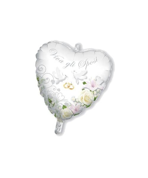 MYLAR CM. 45 CUORE SPOSI