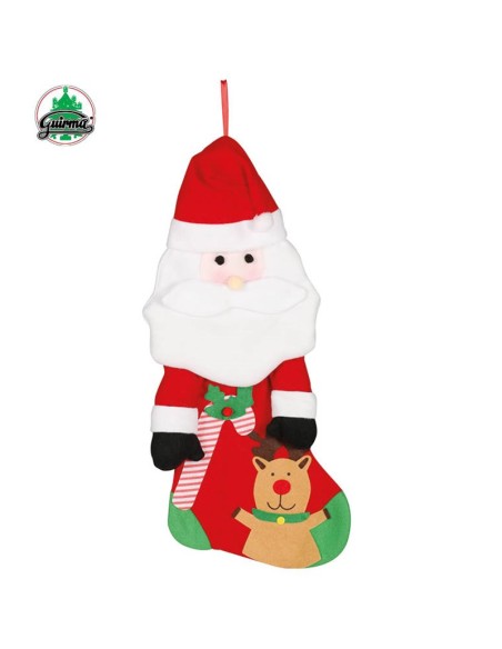 CALZA BABBO NATALE 50CM - L'Officina delle feste
