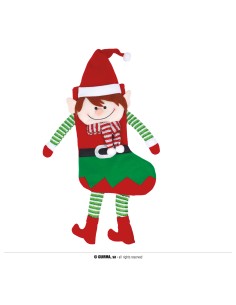 CALZA BEFANA CON ELFO 57CM - L'Officina delle feste 2