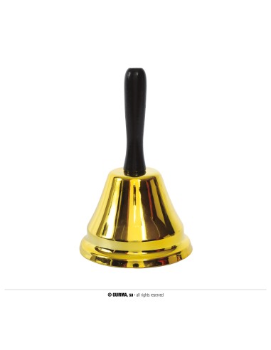 CAMPANA BABBO NATALE 15CM - L'Officina delle feste