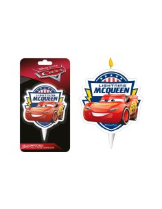 CANDELA CARS 2D H. 9CM. - L'Officina delle feste 2