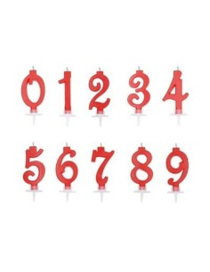 CANDELA CM. 7 ROSSA N. 0 - L'Officina delle feste 2