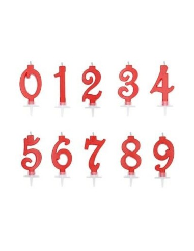 CANDELA CM. 7 ROSSA N. 8 - L'Officina delle feste