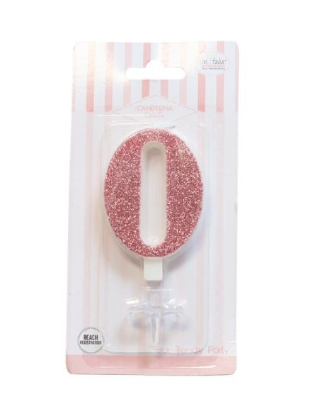 CANDELA GLITTER ROSA GOLD N° 0 CM. 9,5 H. - L'Officina delle CANDELA GLITTER ROSA GOLD N° 0 CM. 9,5 H. - L'Officina delle