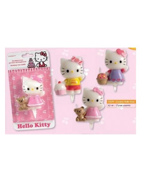 CANDELA HELLO KITTY 3 SOGGETTI - L'Officina delle feste