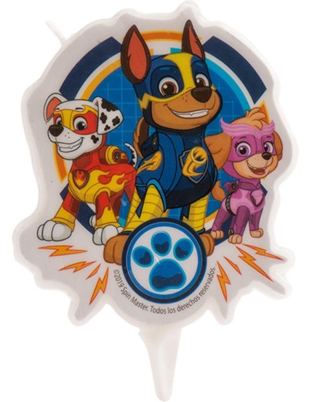CANDELA PAW PATROL 2D H. 7,5CM. - L'Officina delle feste