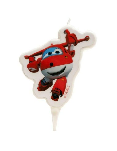 CANDELA SUPER WINGS JETT 2D CM. 9 - L'Officina delle feste